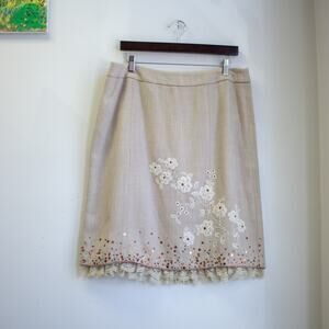 Skirt with Lace Trim Size 12